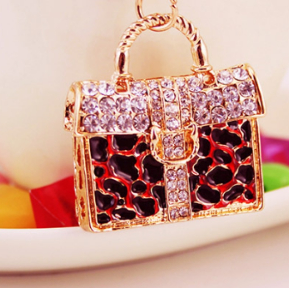 Betsey Johnson Handbag Necklace